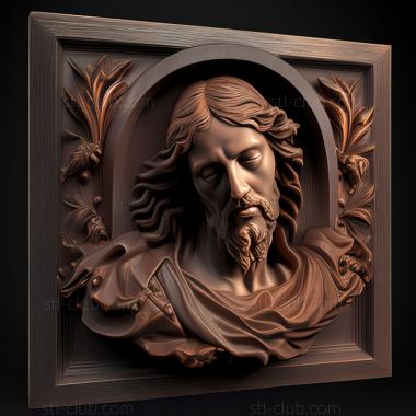 3D model st jesus (STL)